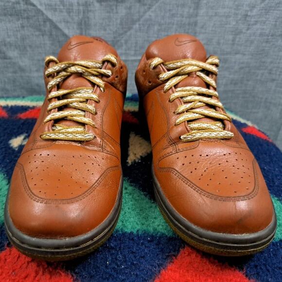 Nike Dunk Low 1 Piece Brown “Pony” Spanish Moss Laser Men Size 9.5 - Picture 6 of 15